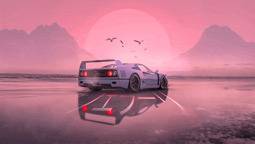 Pink Ferrari F40 Meme