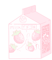 Pink Milk Carton Sticker