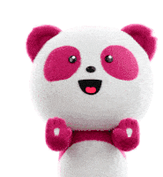 Pink Panda Sticker