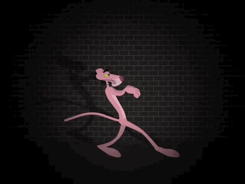 Pink Panther Sneaking GIF