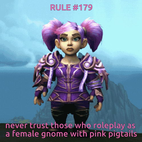 Pink Pigtails Roleplay GIF