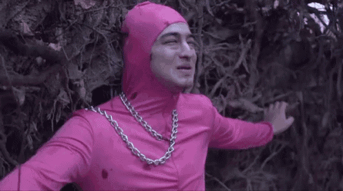 Pink Pink Guy GIF