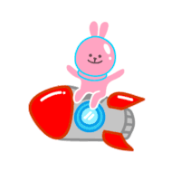 Pink Rabbit Sticker