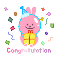 Pink Rabbit Sticker