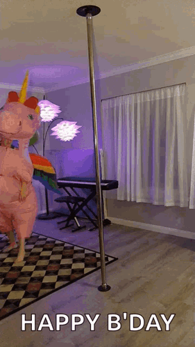 Pink Unicorn GIF