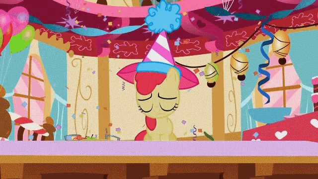 Pinkie Pie Apple Bloom GIF