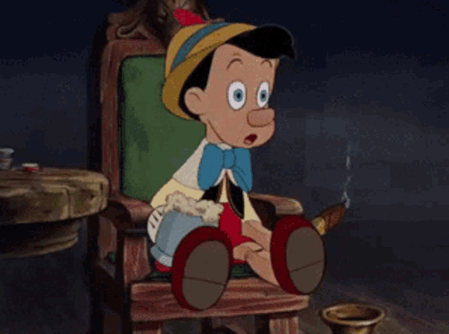 Pinocchio Cerveza GIF