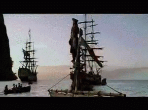 Pirates Of The Caribbean Jack Sparrow GIF. This 300 x 224 animated GIF is part of our jack sparrow sinking boat collection. View the original animation…