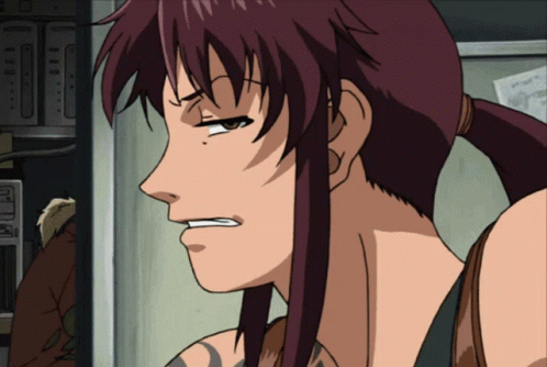 Pissed Off Black Lagoon GIF
