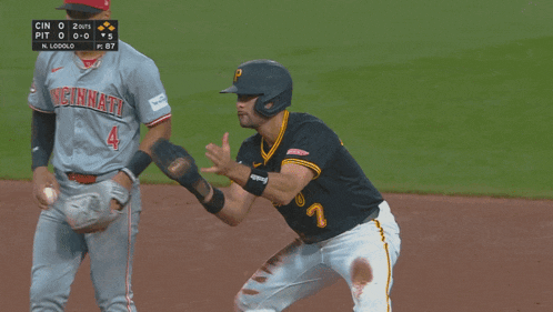 Pittsburgh Pirates Isiah Kiner Falefa GIF