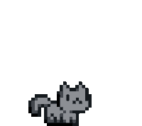 Pixel Cat Sticker