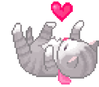 Pixel Cat Sticker