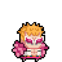 Pixel One Piece Sticker