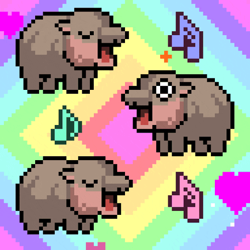 Pixelmoo Moodeng GIF