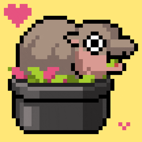 Pixelmoo Moodeng GIF
