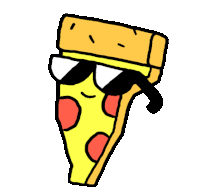 Pizza Dancing Pizza Sticker