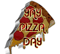 Pizza Day Yay Pizza Day Sticker