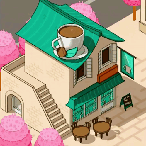 Pizza Ninjas Coffee Time GIF