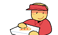 Pizza Open Pizza Box Sticker