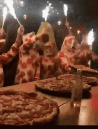 Pizza Pizza Lovers GIF. This 379 x 498 animated GIF is part of our pizza fire collection. Related themes include fire, party, pizza. Created by zarasong…