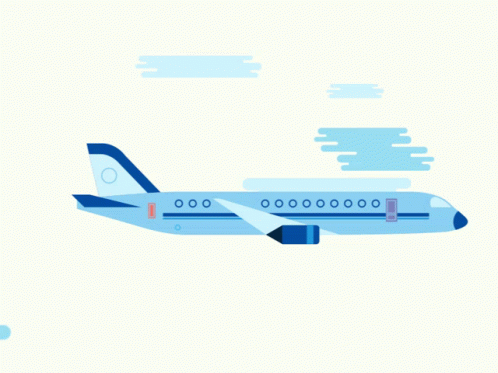 Plane Flying GIF