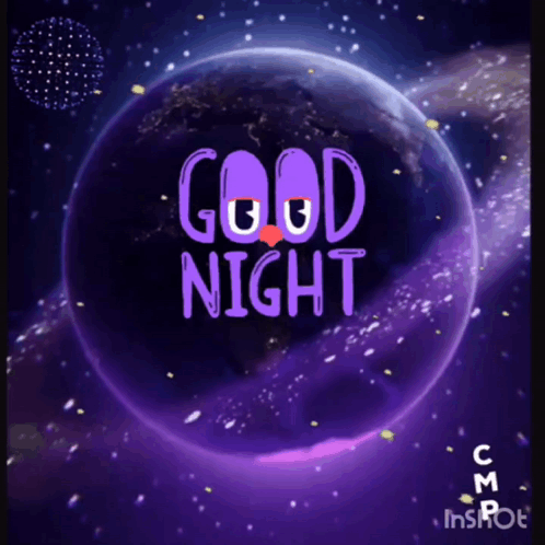 Planeta Estrellas Loop Cmp Cmpbycosart Buenas Noches GIF