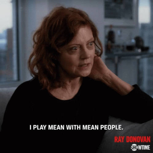 Play Mean Serious GIF. This 498 x 498 animated GIF is part of our susan sarandon collection. Created by RayDonovan. View the original animation, share it…