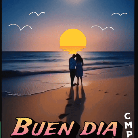 Playa Cmp Cmpbycosart Buenos Dias Buen Día Pareja Amor GIF