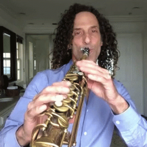 Playing Music Kenny G GIF