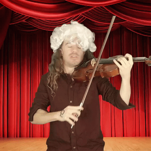 Playing Violin Bradley Hall GIF