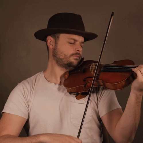 Playing Violin Rob Landes GIF