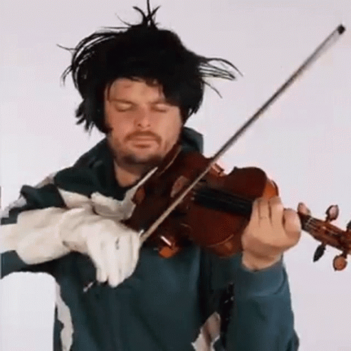 Playing Violin Rob Landes GIF