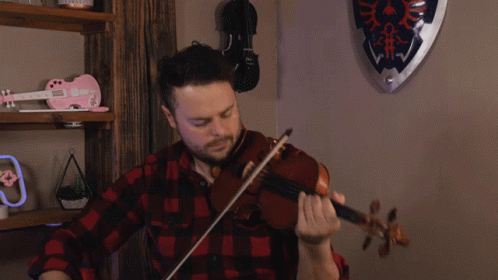 Playing Violin Rob Landes GIF