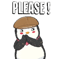 Please Come On Sticker