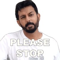 Please Stop Faisal Khan Sticker