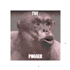 Poggers The Pogger Sticker