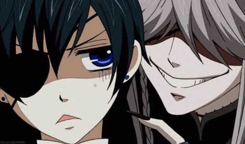 Poke Black Butler GIF
