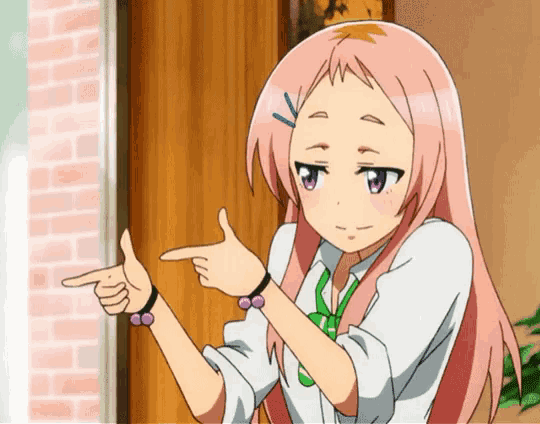 Poke Stare GIF