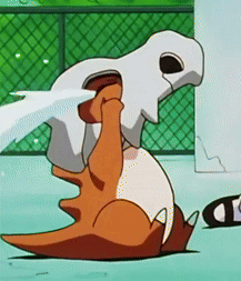Pokemon Cubone GIF. This 217 x 253 animated GIF is part of our sad pikachu collection. Related themes include cry, crying, pokemon. Created by sharkodiles…