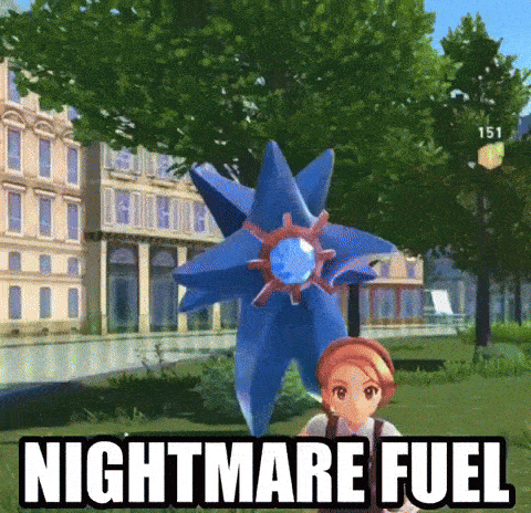 Pokemon Legends Za Mega Starmie Chasing You GIF
