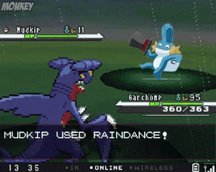 Pokemon Rain Dance GIF