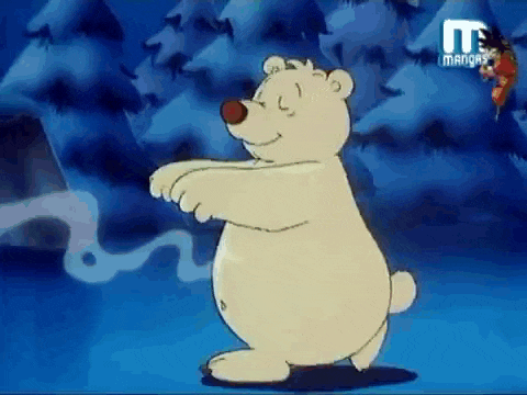 Polar Bear Sleepwalk GIF