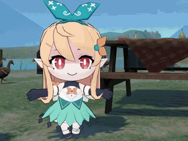 Pomu Rainpuff Chibi GIF