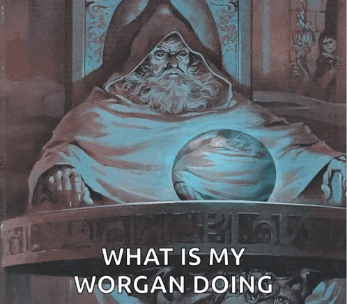 Pondering Pondering My Orb GIF