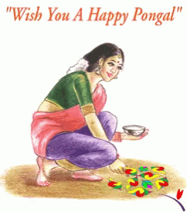 Pongal Happy Pongal GIF. This 264 x 300 animated GIF is part of our bhogi wishes collection. Created by NobleDame. View the original animation, share it, or…