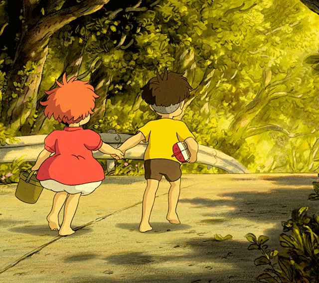 Ponyo Hi GIF