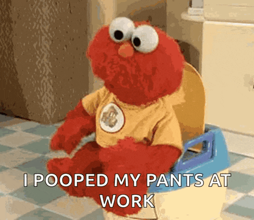 Poo Baby Elmo GIF