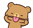 Poo Brown Bear Sticker