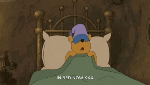 Pooh Bed GIF