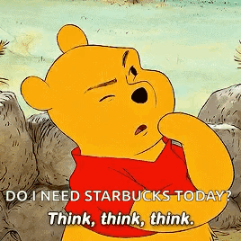 Pooh Think GIF